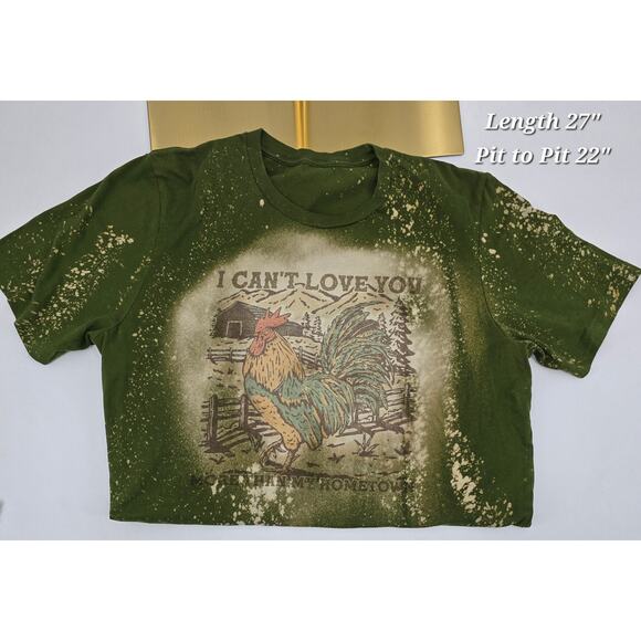 Vintage-Inspired Bleach Dyed Graphic Tee - Picture 4 of 5